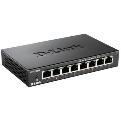 Коммутатор неуправляемый D-link DES-1008D/L2A Коммутатор неуправляемый D-link DES-1008D/L2A